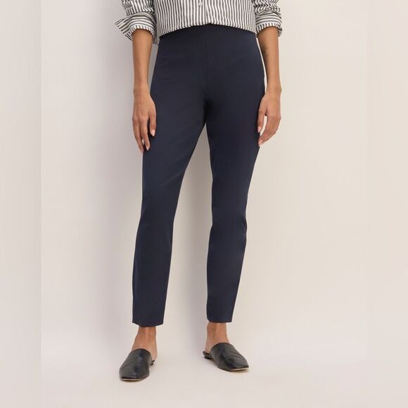 NWOT Everlane The Bi-Stretch Work Pant Navy Size 2 - Picture 1 of 11